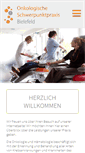Mobile Screenshot of onkologie-bielefeld.de